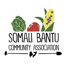 Logo shows lettuce, tomato, corn growing over org name and outline of maine and somalia